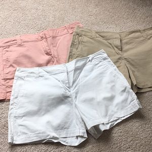 3 pairs of NY & Co shorts. Size 6